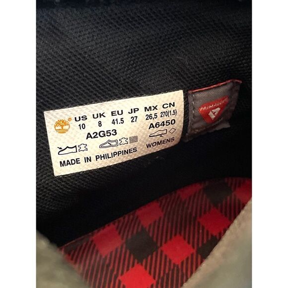 TIMBERLAND WOMEN'S Heritage 6-IN BLACK PREMIUM WATERPROOF BOOTS WOMEN’S SIZE 10 - Picture 9 of 12